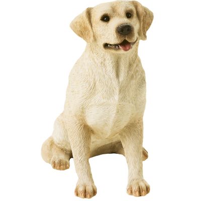 Sandicast Mid Size Yellow Labrador Retriever Dog Sculpture