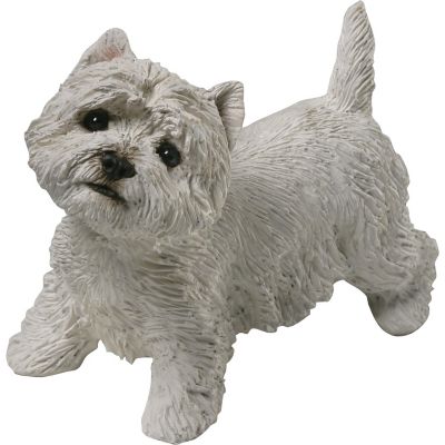 Sandicast Mid Size West Highland White Terrier Dog Sculpture