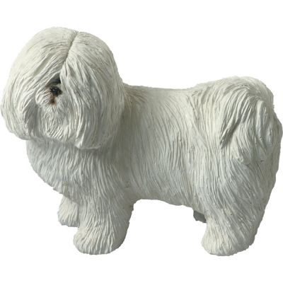 Sandicast Mid Size Coton De Tulear Dog Sculpture