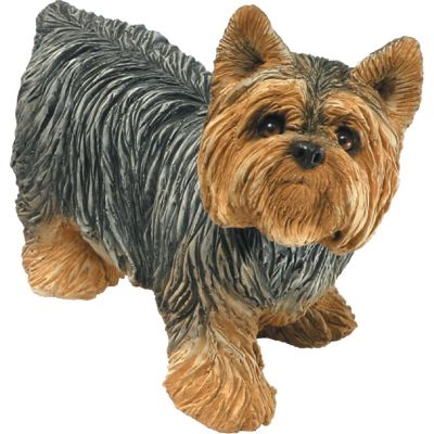 Sandicast Mid Size Yorkshire Terrier Dog Sculpture