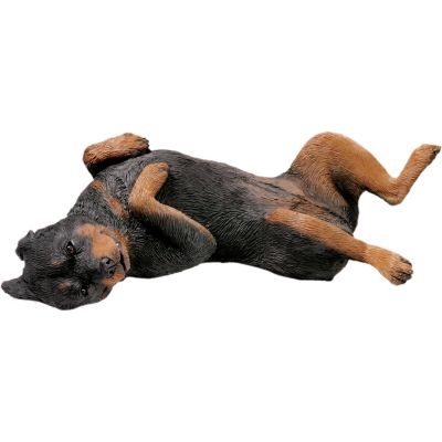 Sandicast Original Size Rottweiler Dog Sculpture