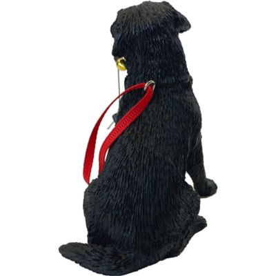 Image showing  Black Labrador Retriever Dog Christmas Tree Ornament