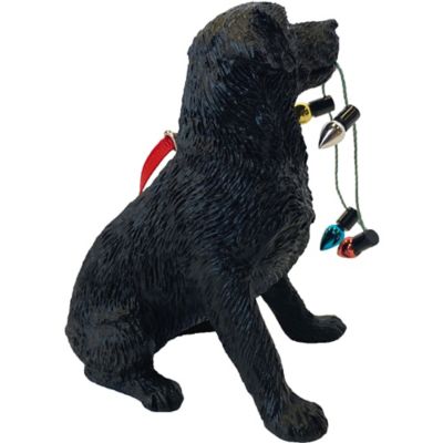 Image showing  Black Labrador Retriever Dog Christmas Tree Ornament