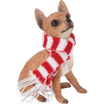 Sandicast Tan Chihuahua Dog Christmas Tree Ornament