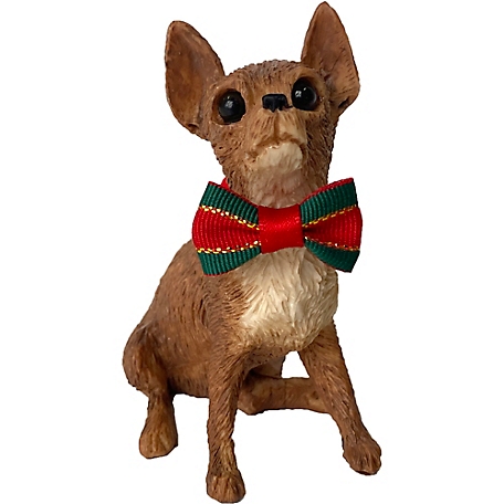 Sandicast Tan Chihuahua Dog Christmas Tree Ornament