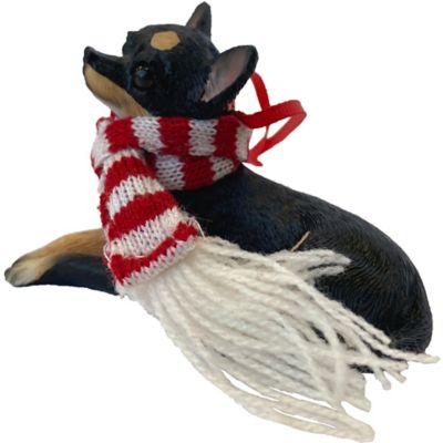 Image showing  Tri Chihuahua Dog Christmas Tree Ornament