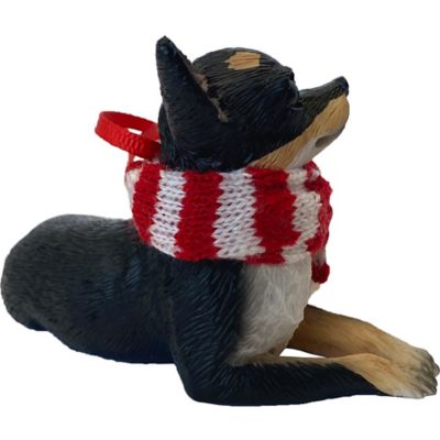 Image showing  Tri Chihuahua Dog Christmas Tree Ornament