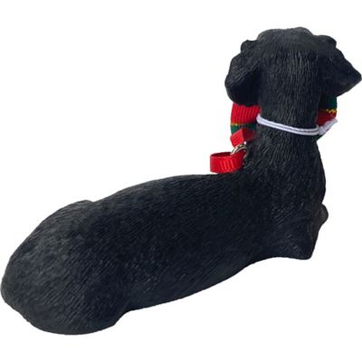 Image showing  Black Dachshund Dog Christmas Tree Ornament