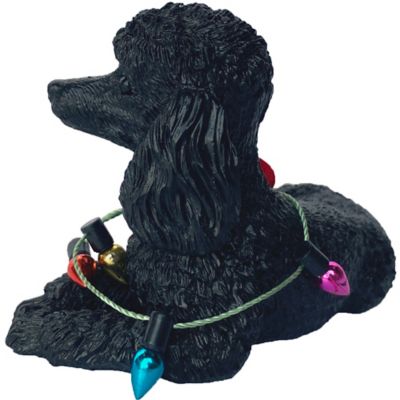 Image showing  Black Poodle Dog Christmas Tree Ornament