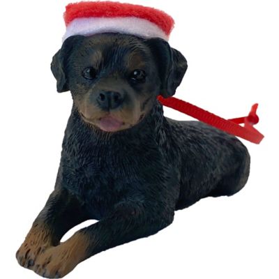 Sandicast Rottweiler Dog Christmas Tree Ornament