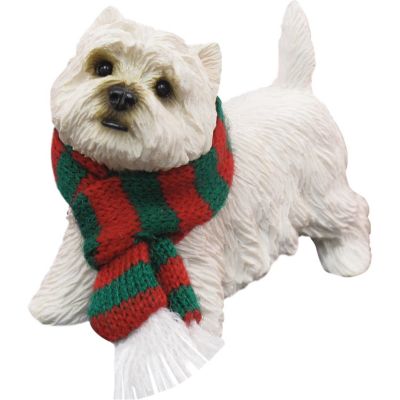Sandicast West Highland White Terrier Dog Christmas Tree Ornament