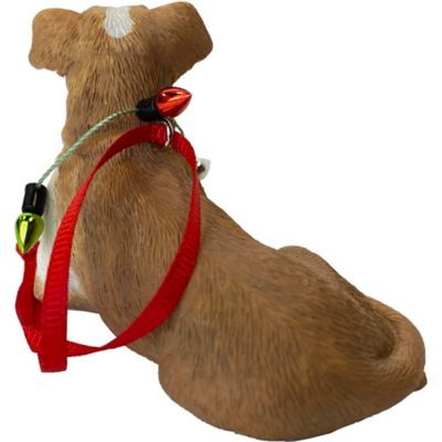 Image showing  Fawn Pit Bull Terrier Dog Christmas Tree Ornament