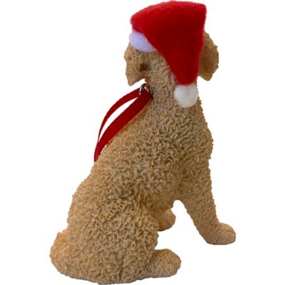 Image showing  Brown Labradoodle Dog Christmas Tree Ornament
