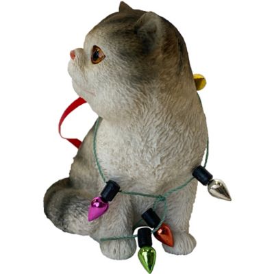 Image showing  Calico Exotic Shorthair Cat Christmas Tree Ornament