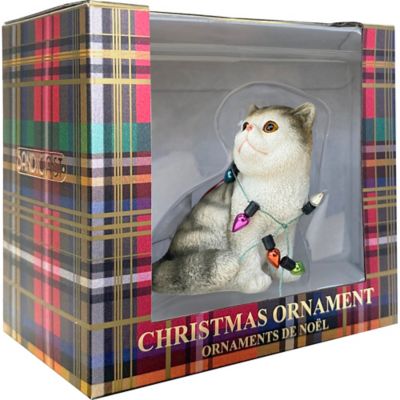 Image showing  Calico Exotic Shorthair Cat Christmas Tree Ornament