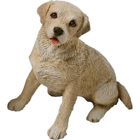 Sandicast Small Size Yellow Labrador Retriever Dog Sculpture