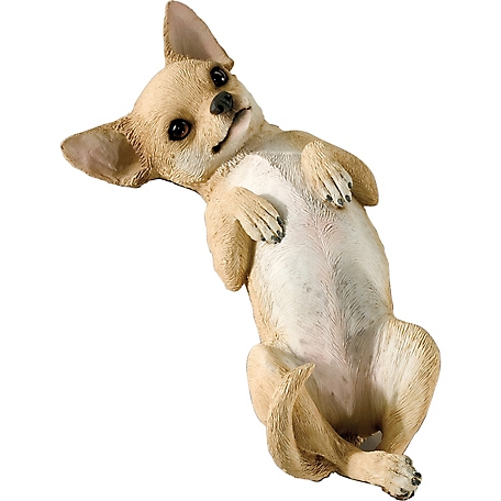 Sandicast Small Size Tan Chihuahua Dog Sculpture