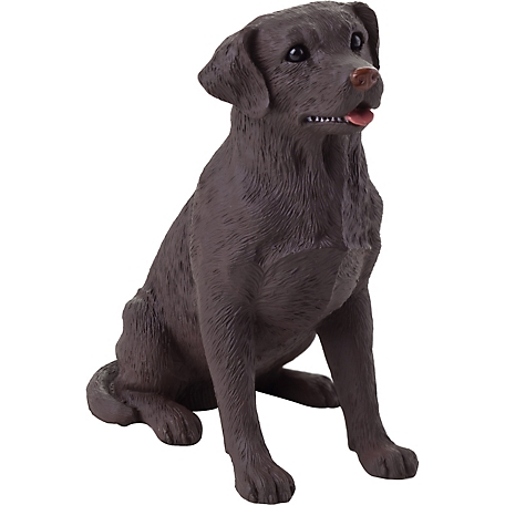 Sandicast Small Size Chocolate Labrador Retriever Dog Sculpture