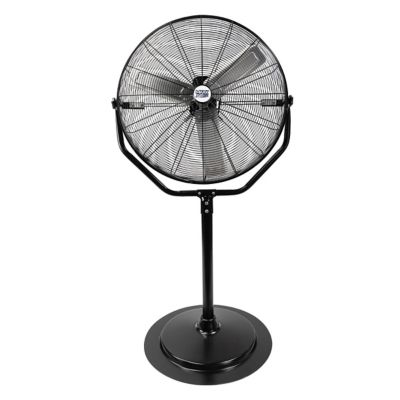 thumbnail image 2 of 15" 360° Rotating Fan With 2 Settings, Vertical Fan, Black White Black 2 of 13