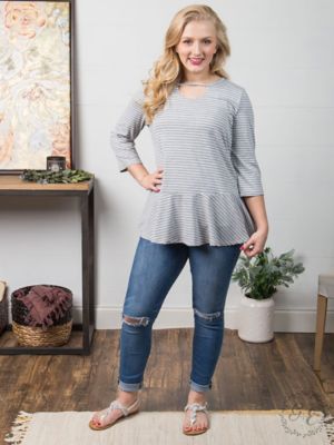 womens peplum blouse
