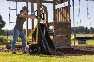 Image showing 6 th Gorilla Carts 10 cu. ft. 600 lb. Capacity Evolution Poly Yard Cart