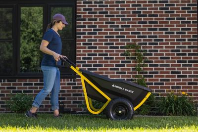 Image showing 7 th Gorilla Carts 10 cu. ft. 600 lb. Capacity Evolution Poly Yard Cart