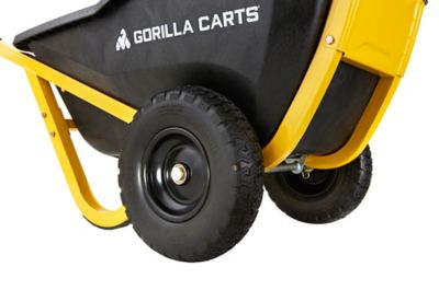 Image showing 9 th Gorilla Carts 10 cu. ft. 600 lb. Capacity Evolution Poly Yard Cart
