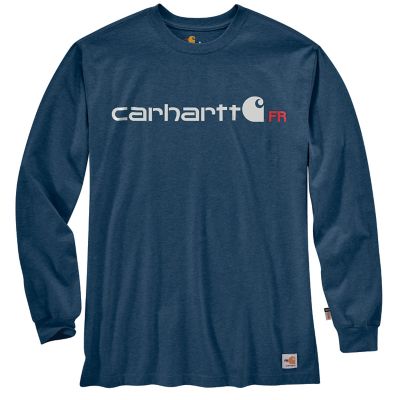 Carhartt Men's Flame-Resistant Force Original Fit Chest Logo T-Shirt at ...