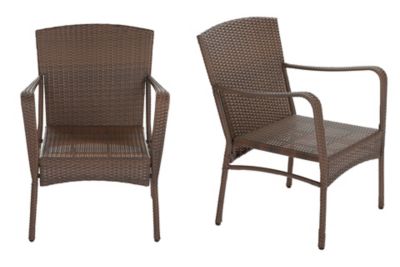 W Unlimited Leisure Collection Outdoor Garden Patio 2 pc. Chair Set