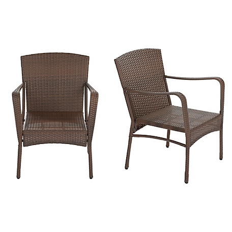W Unlimited Leisure Collection Outdoor Garden Patio 2 pc. Chair Set