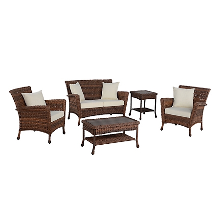 W Unlimited W 5 pc. Home Collection Faux Sea Grass Garden Patio Outdoor Furniture Set