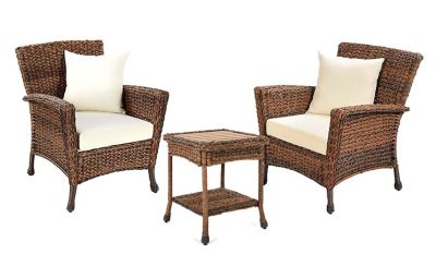 W Unlimited W 3 pc. Home Collection Faux Sea Grass Garden Patio Outdoor Furniture Set