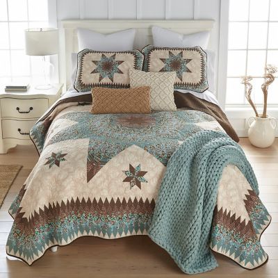 Donna Sharp Sea Breeze Star Quilt Set, Twin