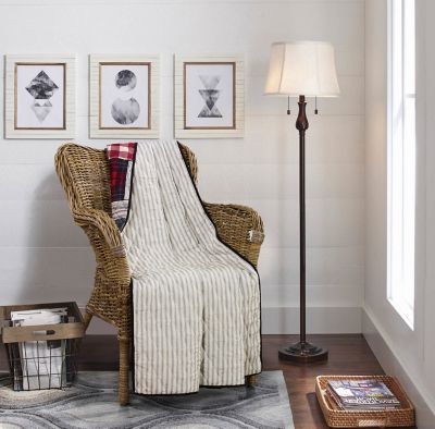 Image showing  Polyester Timber Bedding Collection Throw Blanket, 50 in. x 60 in.