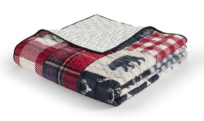 Image showing  Polyester Timber Bedding Collection Throw Blanket, 50 in. x 60 in.