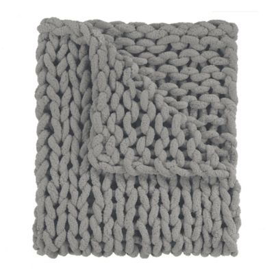 Donna Sharp Chenille Knitted Throw Blanket