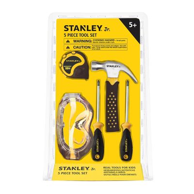 Stanley Jr. Tool Assortment Toy Set, 5 pc.