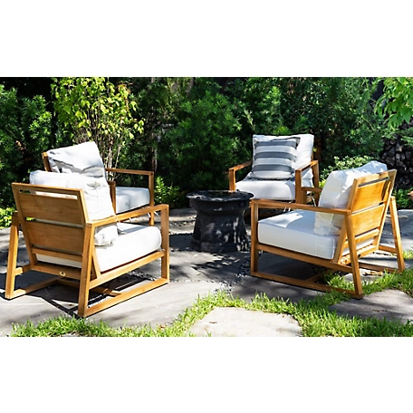 Beespoke Catalina Bay Teak Outdoor Patio Lounge Chair