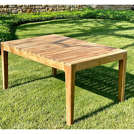 Beespoke Mesa Teak Outdoor Patio Rectangle Dining Table