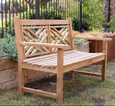 Beespoke Pavilion Teak Outdoor Patio Garden Patio Bench