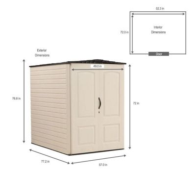 Rubbermaid Medium Vertical Storage Shed, Rubbermaid Storage Shed