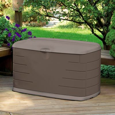 Details about   Double Walled Mini Deck Box Small Storage Container End Table Indoor Outdoor New 