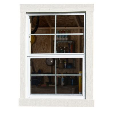 Image showing  30 in. x 22 in. Large Aluminum Square Window, Beige