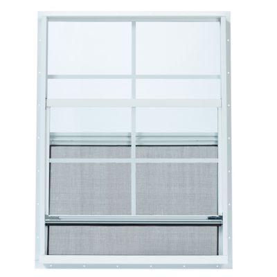Image showing  30 in. x 22 in. Large Aluminum Square Window, Beige