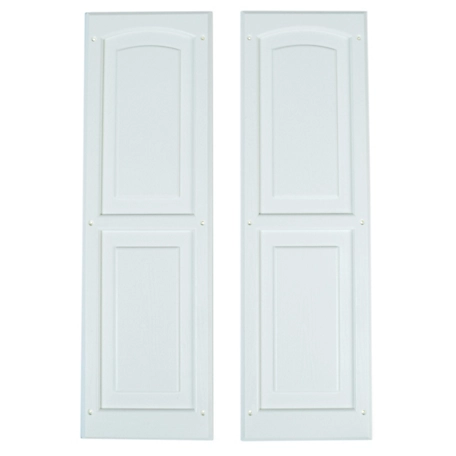 Shed Master 30-1/4 in. Window Vinyl Shutters, Large, 2 pc.