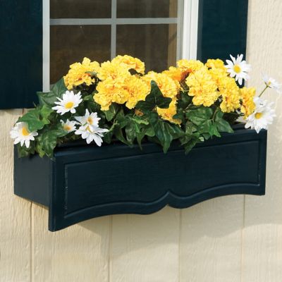 Image showing  0.18 cu. ft. Wood Flower Box with Liner