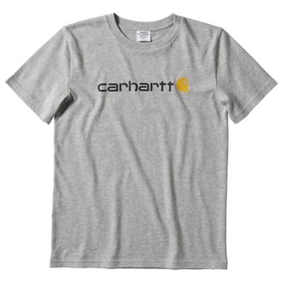 Carhartt Boys' Cotton Logo Short-Sleeve T-Shirt