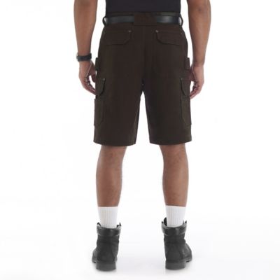 Image showing  Men's Stretch Fit Mid-Rise Canvas Cargo Utility Work Shorts