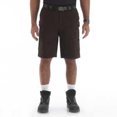 Smith's Workwear Men's Stretch Fit Mid-Rise Canvas Cargo Utility Work Shorts
