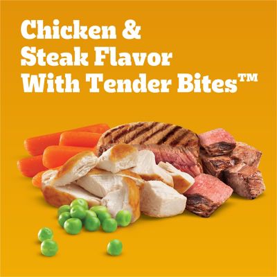 Image showing  Adult Small Breed Dry Dog Food, Chicken and Steak, 3.5 lb.